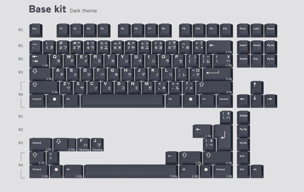 GMK Honor Dark and Light Base + Addons (Sealed, BNIB)