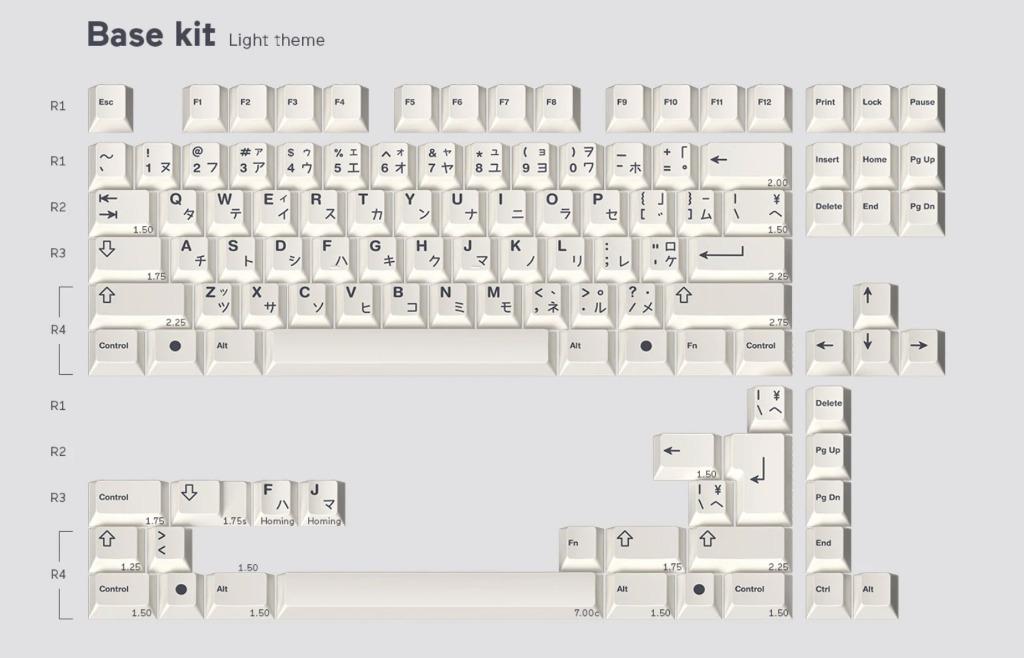 GMK Honor Dark and Light Base + Addons (Sealed, BNIB)