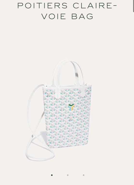 Goyard 2022 Limited Poitiers "SAC POITIERS CLAIRE VOIE"