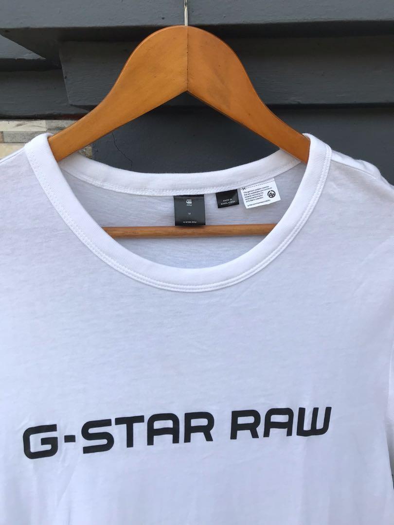 G-star Raw Tshirt, Fesyen Pria, Pakaian 