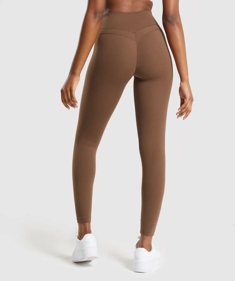 Gymshark x Whitney Simmons V3 High Rise Leggings in Dandelion Brown (XS),  Women's Fashion, Activewear on Carousell
