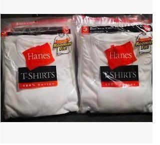 Hanes Cotton Shirt (Category: Activewear) located in Pasig City. Submitted by lizzy_ph (Listing ID 1163014432, Image 2). Description: Comes in set (3pcs/ pack) Available size: Small to XL .