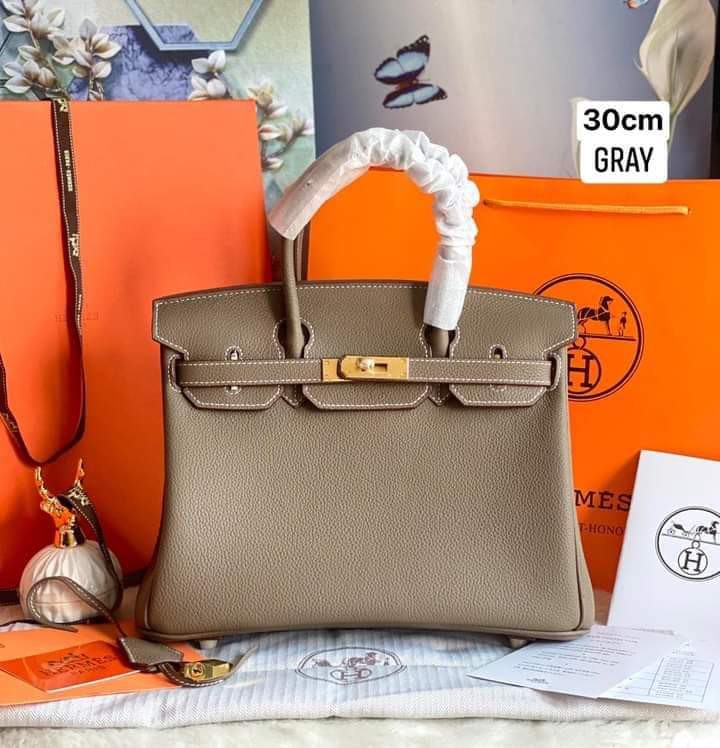 gray birkin bag