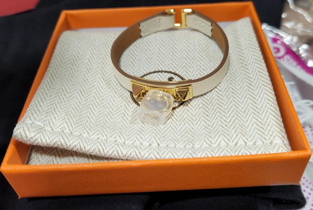 Hermes mini rivale bracelet, 名牌, 飾物及配件 - Carousell