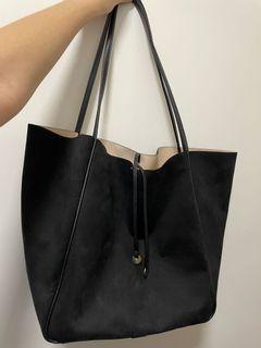 H&M black tote bag  大容量實用袋