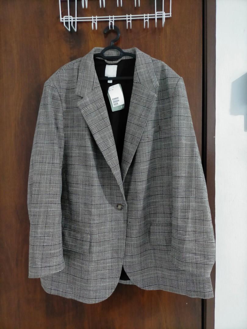 H&m plus size blazer online