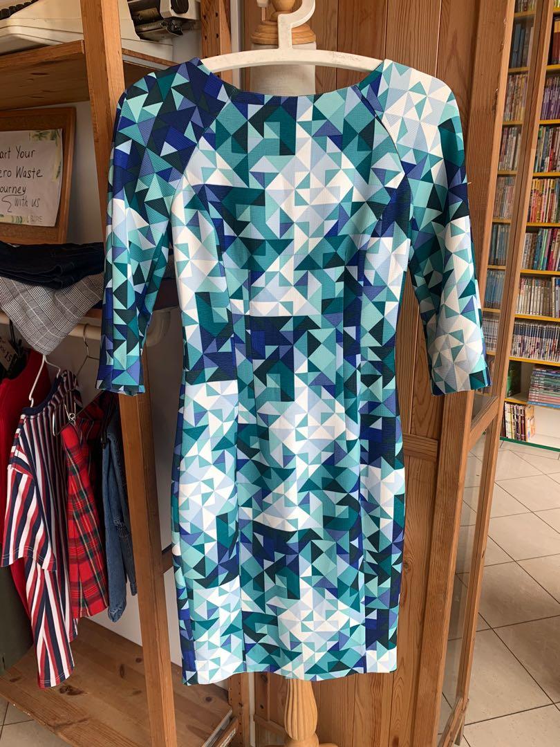 H&m cheap geometric dress