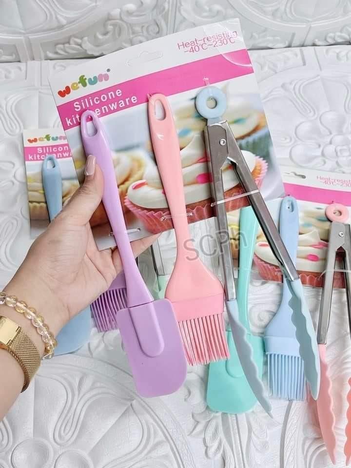 HOME SILICONE KITCHENWARE SET (Category: Cookware & Accessories) located in Manila. Submitted by imeldacsantiago (Listing ID 1163023105, Image 3). Description: HOME SILICONE KITCHENWARE SET CODE SHCLPH05262022 PRICE 140 CUT OFF OF ORDERS 11AM (SAME DAY DELIVERY WITHIN MANILA AREA) VIA GRAB, MR SPEEDY, LALAMOVE NEXT DAY SHIPPING (1-3 DAYS) LUZON, VISAYAS, MINDANAO (LBC, J&T, JRS) MOP: COD (MANILA AREA) GCASH BDO REMITTANCE CENTERS PLS PM US FOR OR