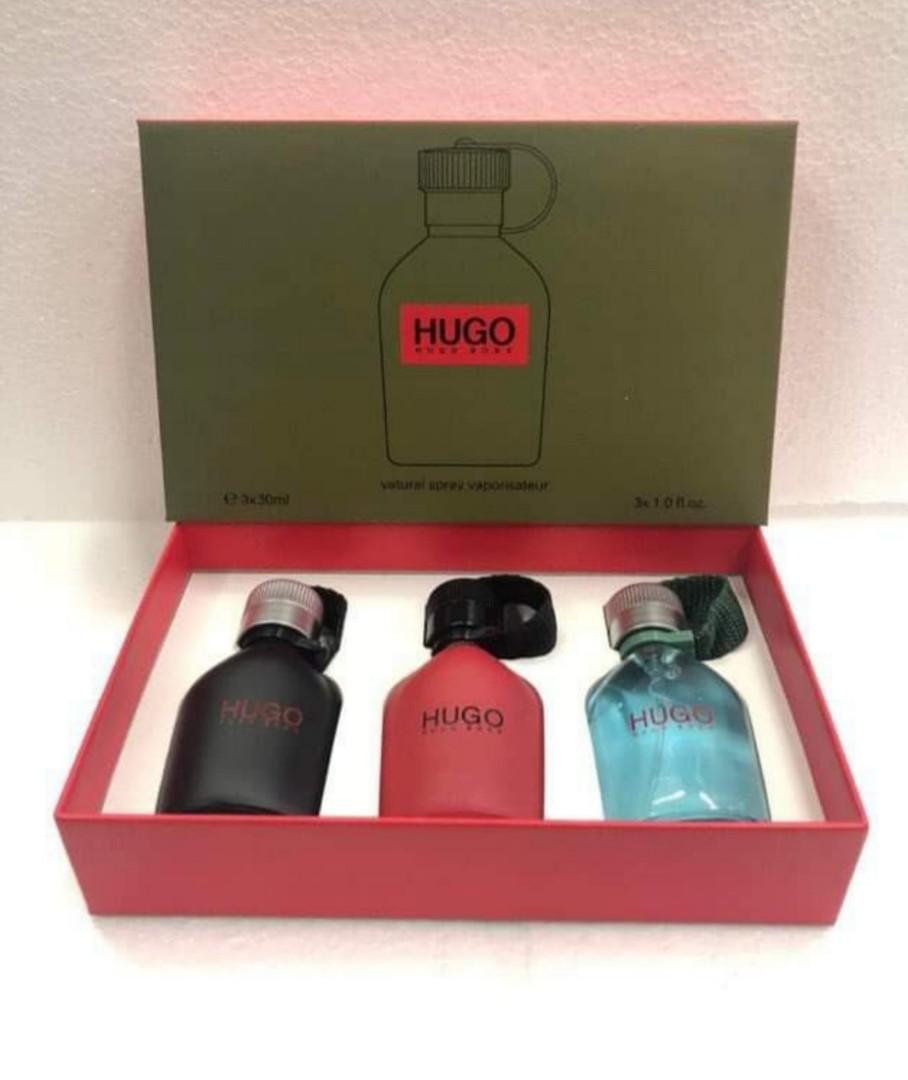 Hugo boss for men mini set store