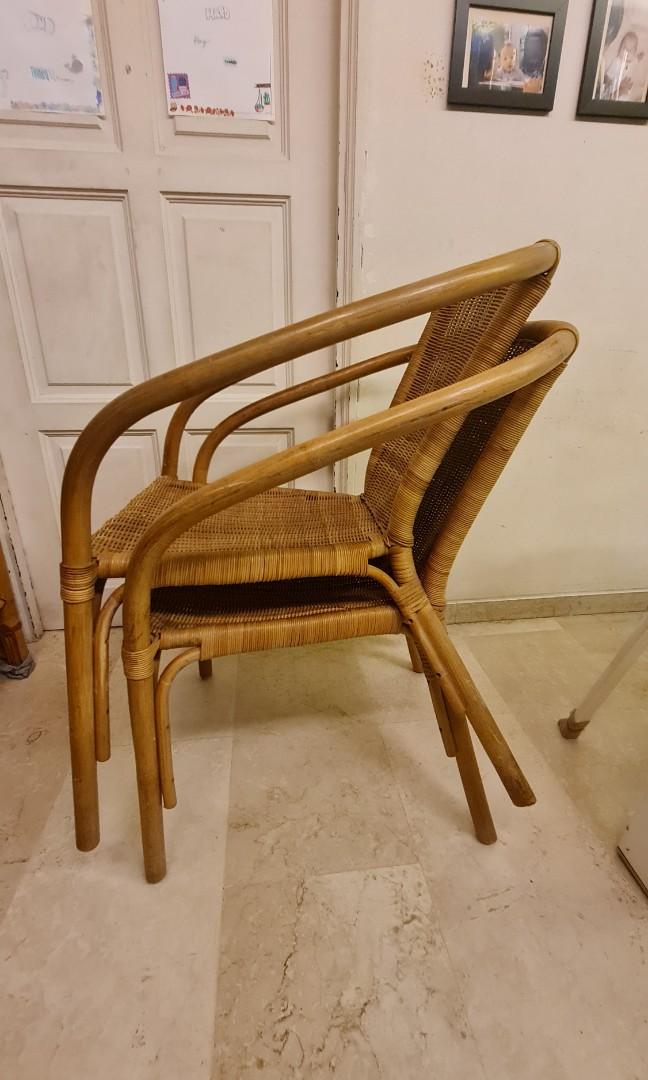 IKEA Cane Chair, Furniture & Home Living, Furniture, Chairs on Carousell