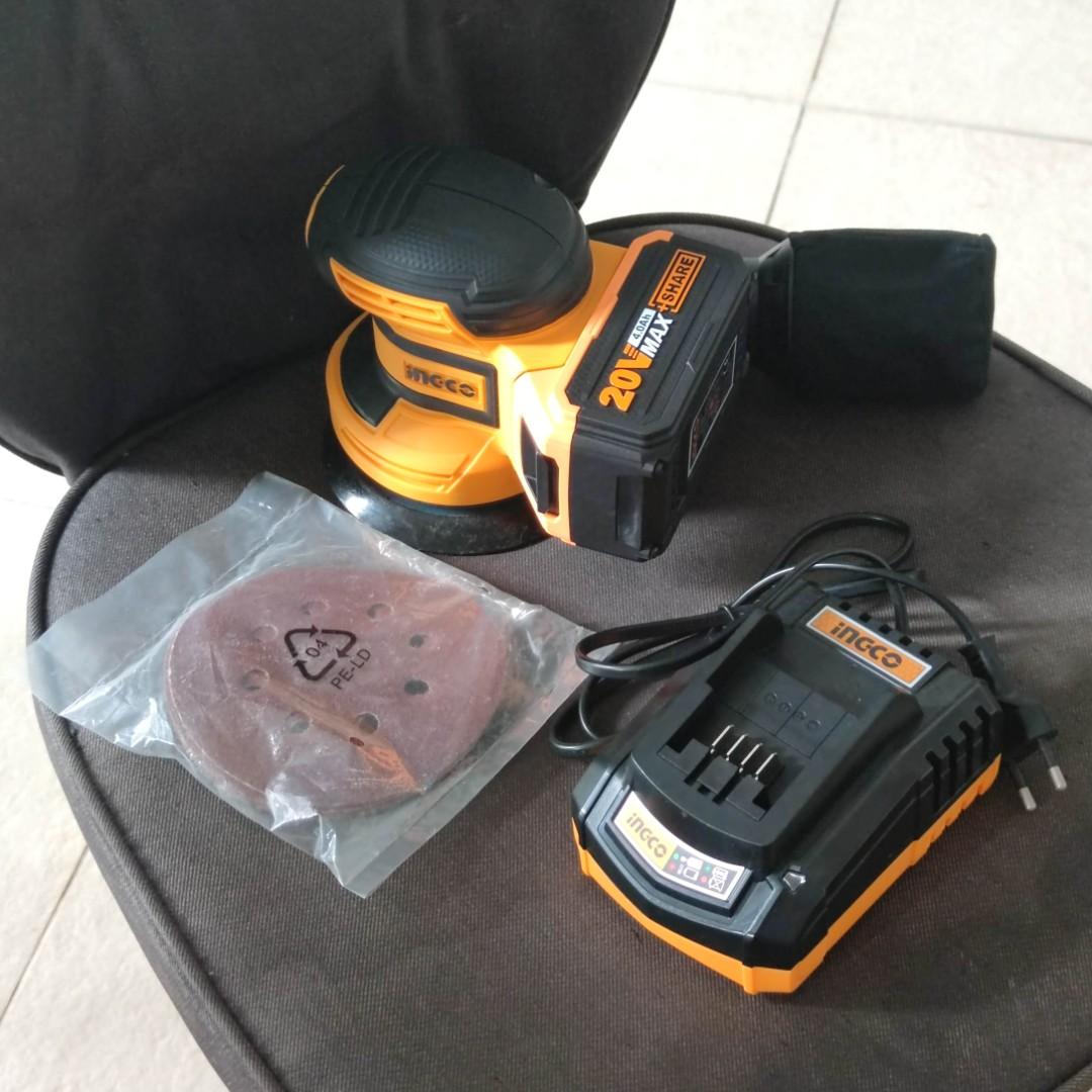 INGCO 20V Orbital Sander, Everything Else on Carousell