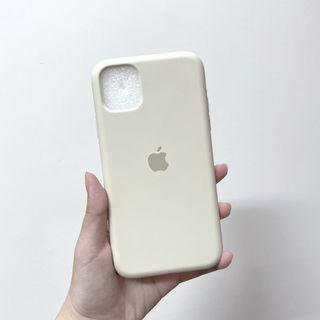 iPhone 11手機殼/液態矽膠全包軟殼/古董白✨