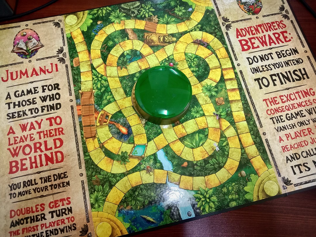Jumanji board game, Hobbies & Toys, Toys & Games on Carousell