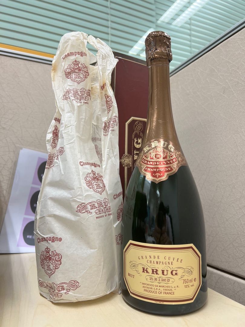 1982/83-1995/96 Krug Grande Cuvee white Label 2nd edition NV 