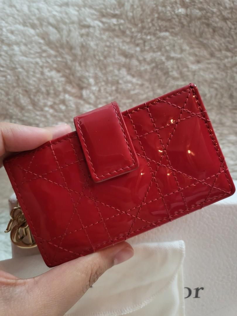 Lady Dior 5 Gussets Card Holder, Luxury, Bags & Wallets on Carousell