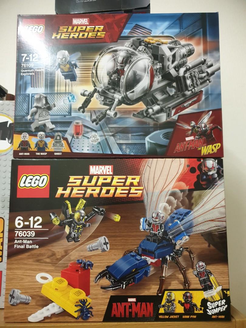 Lego Marvel Superheroes Ant-Man 76109 Quantum Realm Explorer & 76039 Final  Battle New Misb, Hobbies & Toys, Toys & Games On Carousell