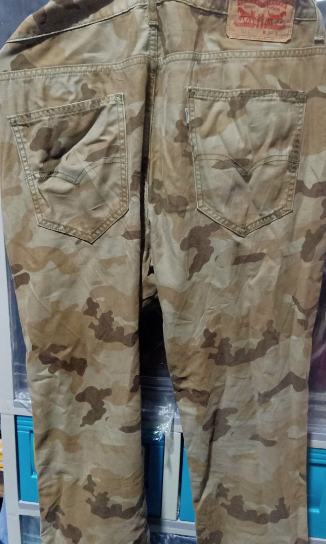 Levi's 511 camouflage last price 2000, Men's Fashion, Bottoms, Jeans on  Carousell