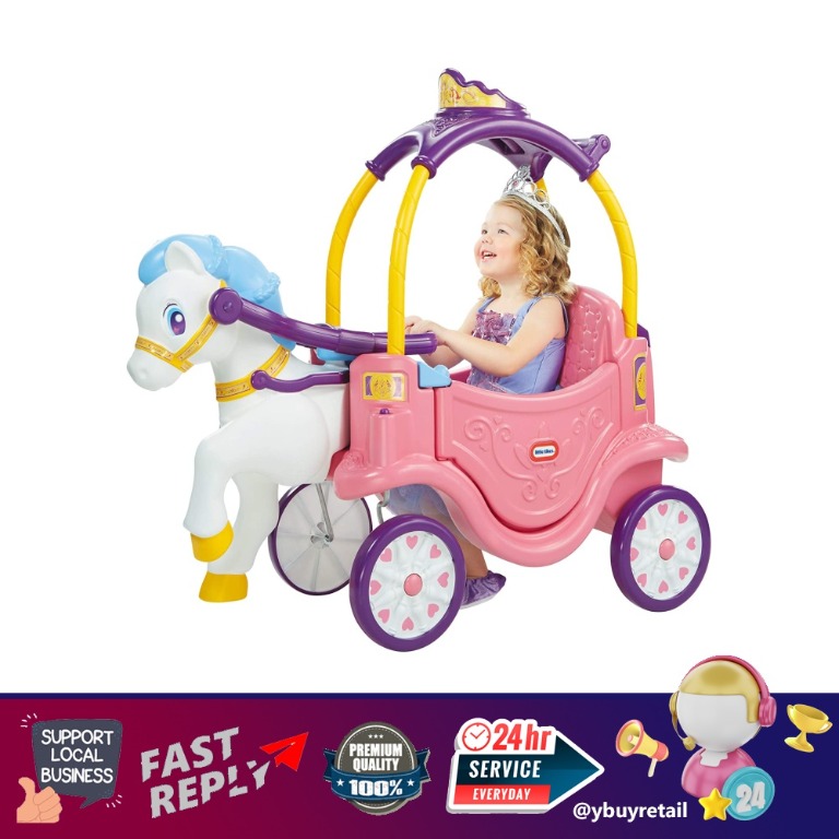 Little Tikes Princess Horse and Carriage ride on rideon cozy coupe