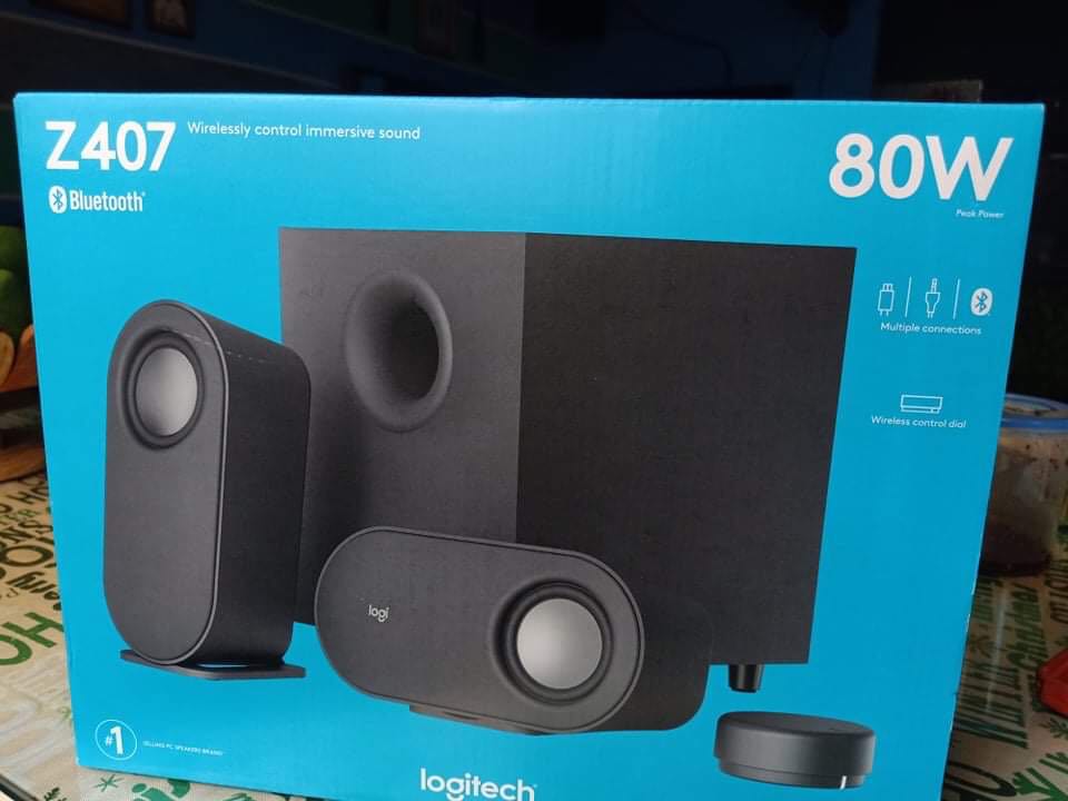 LOGITECH Z407 2.1 BLUETOOTH SPEAKER WITH SUBWOOFER AND WIRELESS CONTROL