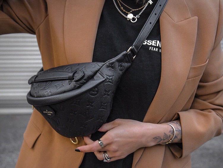 Louis Vuitton Bumbag Monogram Empreinte-Black, Luxury, Bags