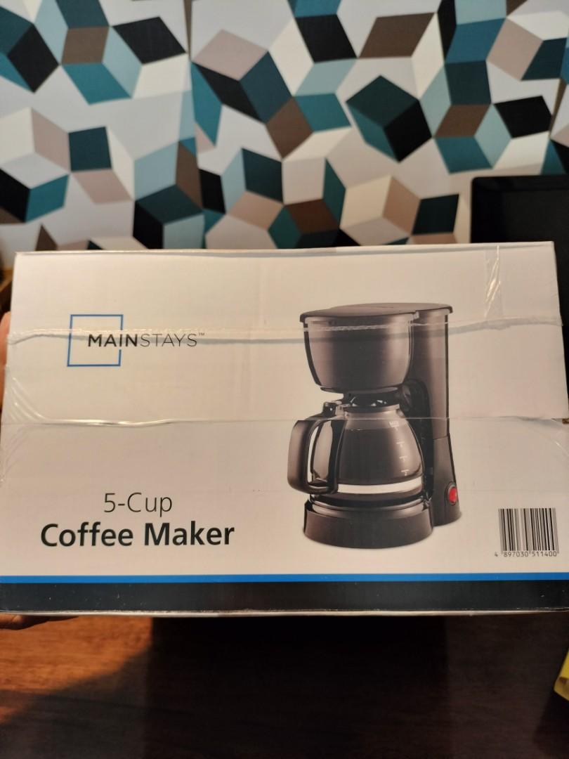 MAINSTAYS 5CUP COFFEE MAKER, TV & Home Appliances, Kitchen Appliances