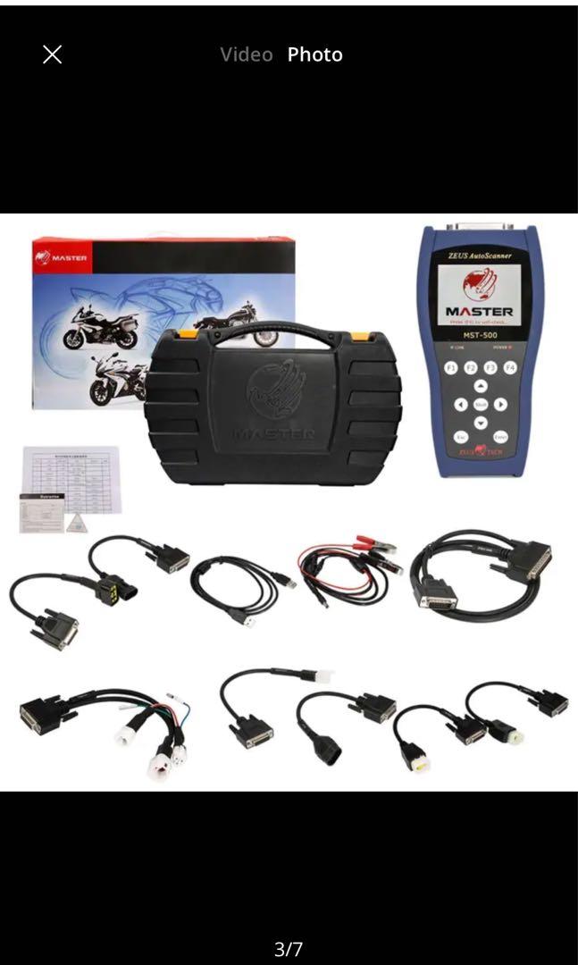 MST-500 Motorcycle Diagnostic Scanner Tool For Most Asian Motorcycle, Car  Accessories, Electronics  Lights on Carousell