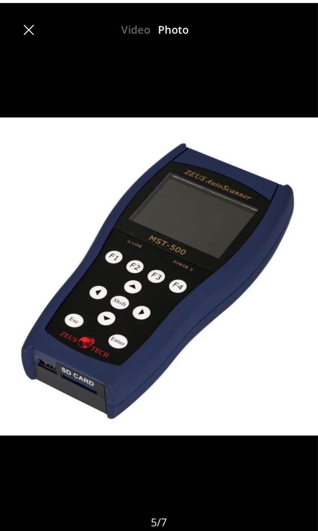 MST-500 Motorcycle Diagnostic Scanner Tool For Most Asian Motorcycle, Car  Accessories, Electronics  Lights on Carousell