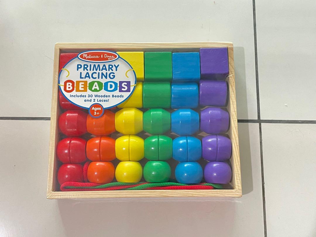 Melissa and doug top primary lacing beads