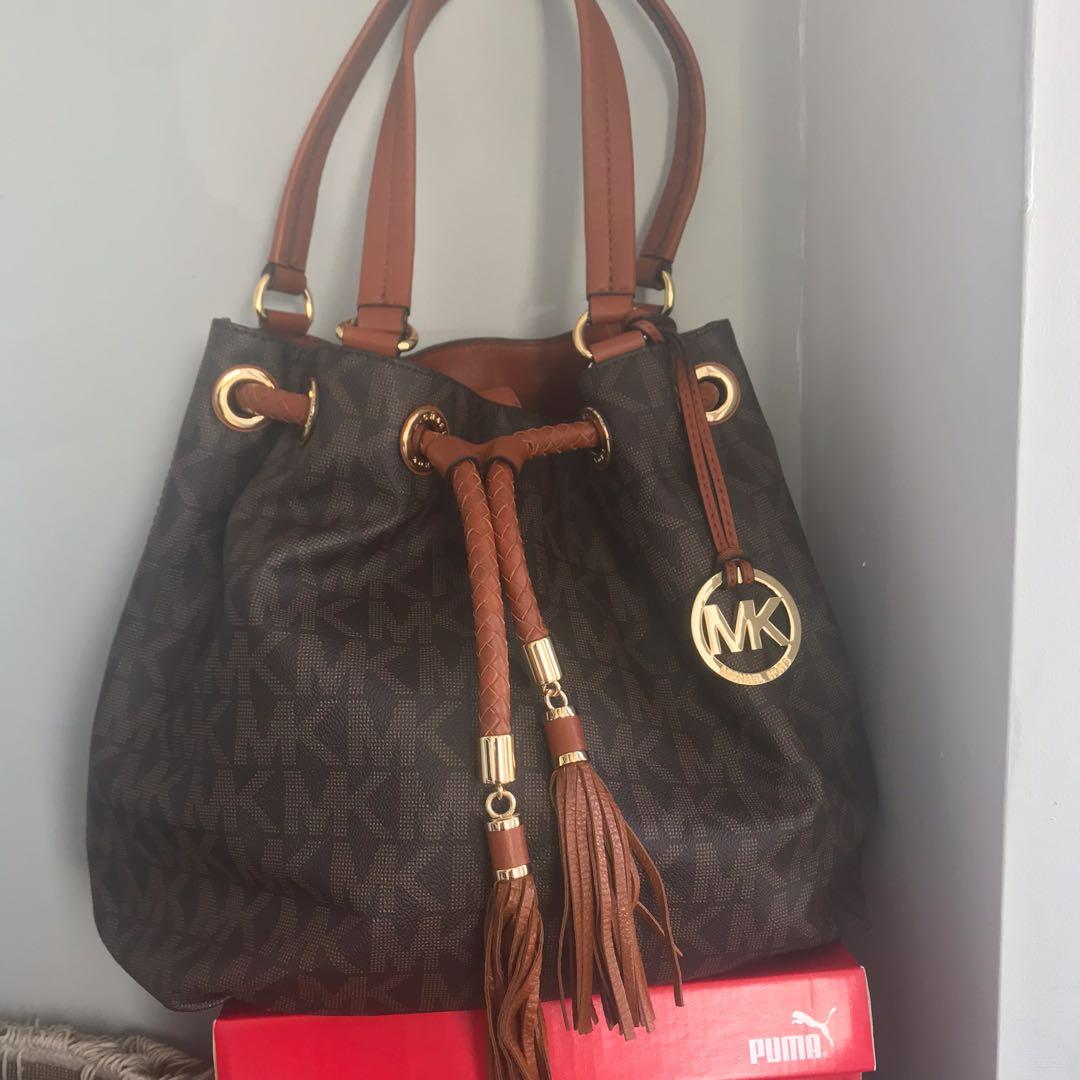 Michael kors large gathered tote on sale