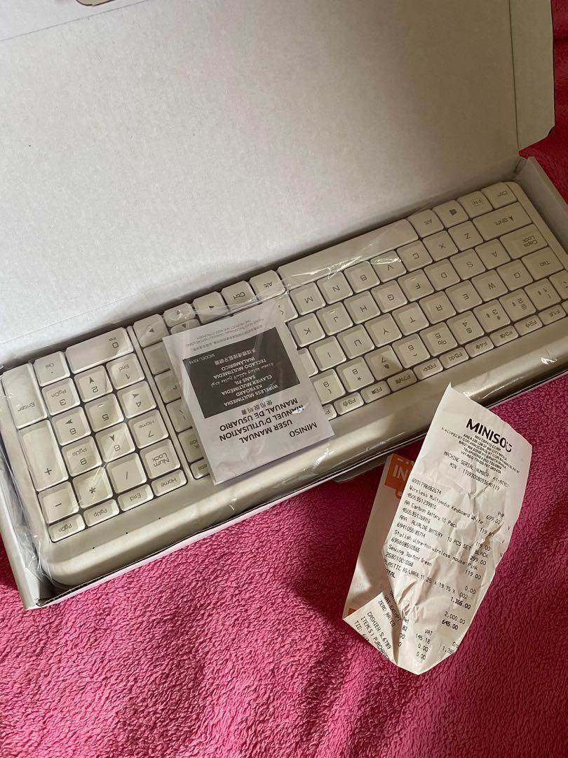 MINISO Wireless Keyboard Computers Tech Parts Accessories 