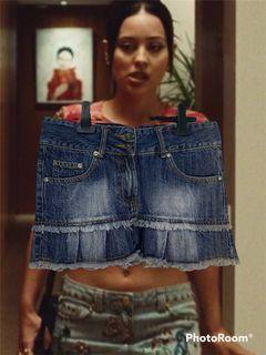Morgan de toi y2k pleated mini skirt boho summer 2000’s