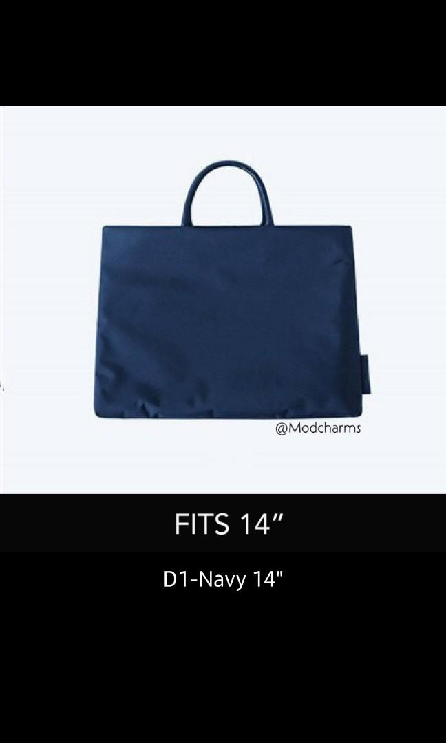Navy Blue Laptop Bag, Women's Fashion, Bags & Wallets, Tote Bags on