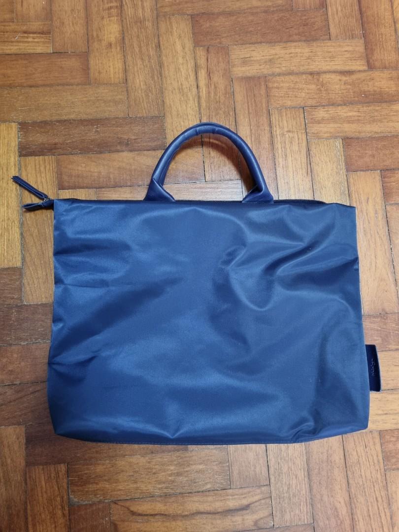Navy Blue Laptop Bag, Women's Fashion, Bags & Wallets, Tote Bags on