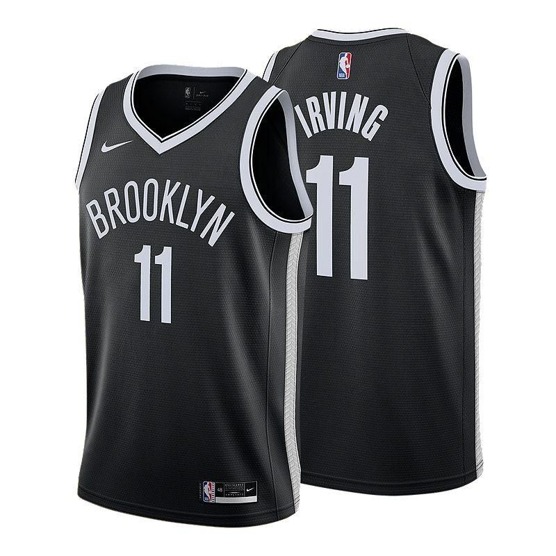 Nike Brooklyn Nets Men's Kyrie Irving Statement Swingman Jersey - Gray