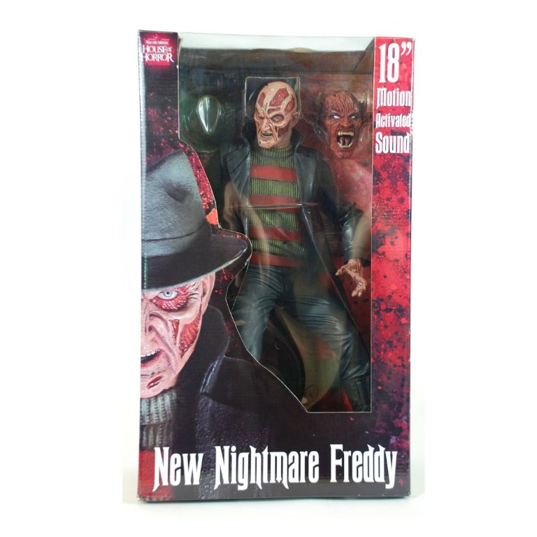 NECA New Nightmare Freddy Krueger figurine 18-inch 45cm 18 with Motion  Activated Sound Figure, Hobbies & Toys, Toys & Games on Carousell