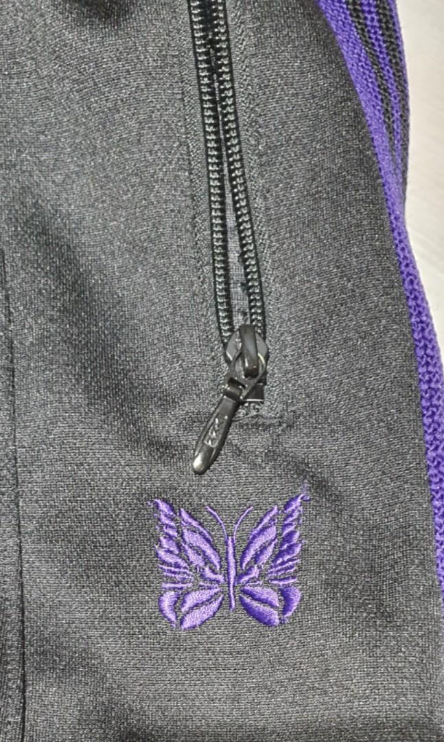 NEEDLES HD track pants 黑紫, 他的時尚, 褲子, 運動褲在旋轉拍賣