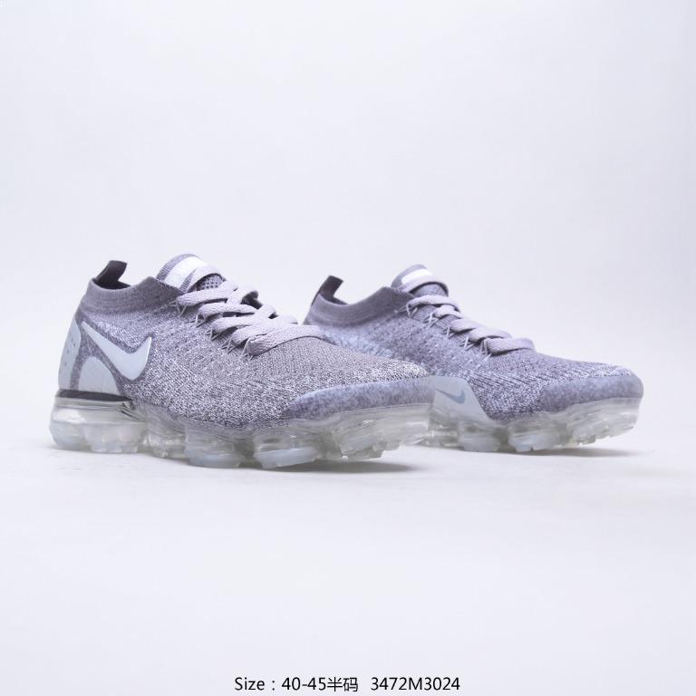 Nike Air Vapormax Flyknit 2018 Men s Cushioning Shock Absorbing Fashion Versatile Casual Sports Running Shoes