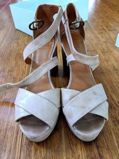 Nude Strappy Heels