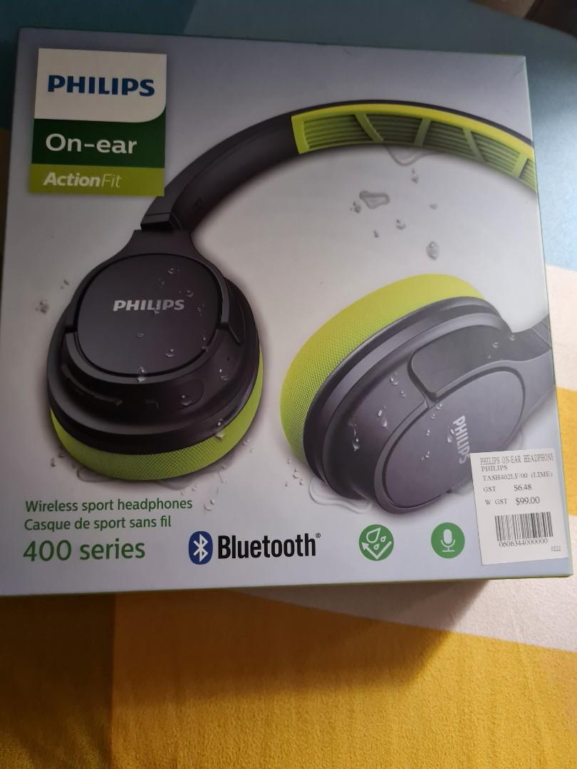 Headphone philips sport hotsell bluetooth wireless tash402lf