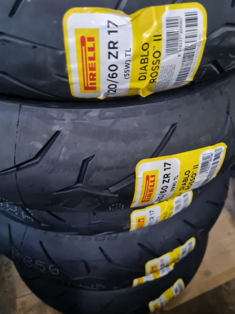 Cb400 Pirelli Diablo Rosso Ii Motorcycles Motorcycle Accessories On Carousell