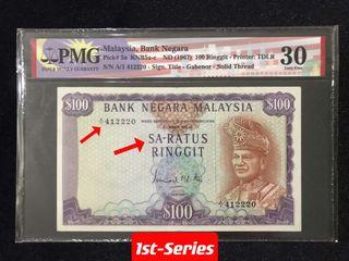 PMG30 A1 Sa-ratus Malaysia 1st-Series RM100 A/1 412220
