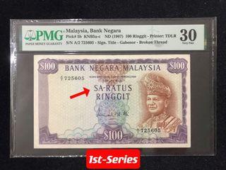 PMG30 Sa-ratus Malaysia 1st-Series RM100 A/2 725605