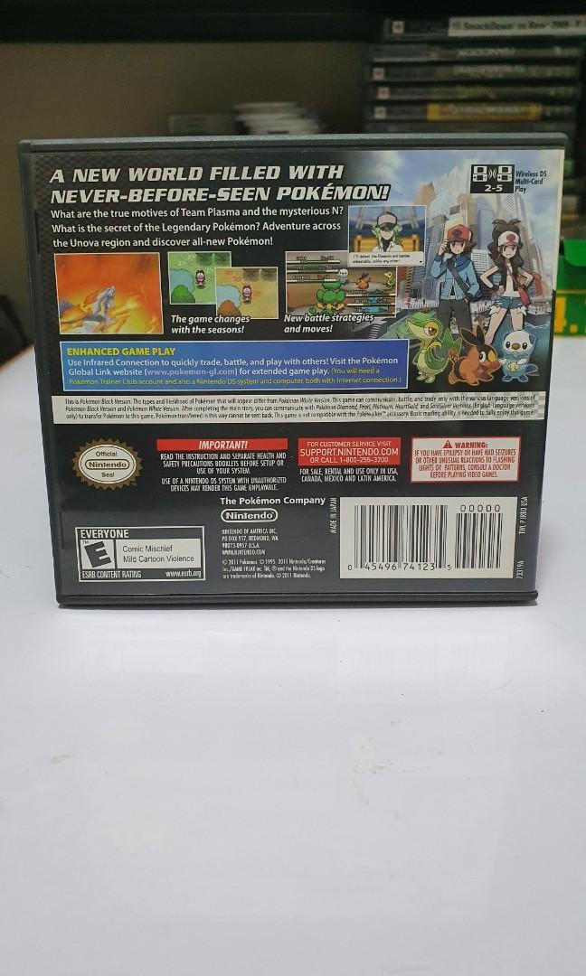 Pokemon Black (Nintendo ds, usa) (Category: Nintendo) located in Quezon City. Submitted by itemsforadoption (Listing ID 1163062301, Image 2). Description: Rfs: Its 2022! Happy New Year. Now is a time to be joyous and declutter. And I'm doing just that this season. Pokemon Black. This is CIB or complete in box(has manual, inserts, case and game). Runs well on my 3ds. Great for collectors and replaying some old memories. A classic among pokemon gam