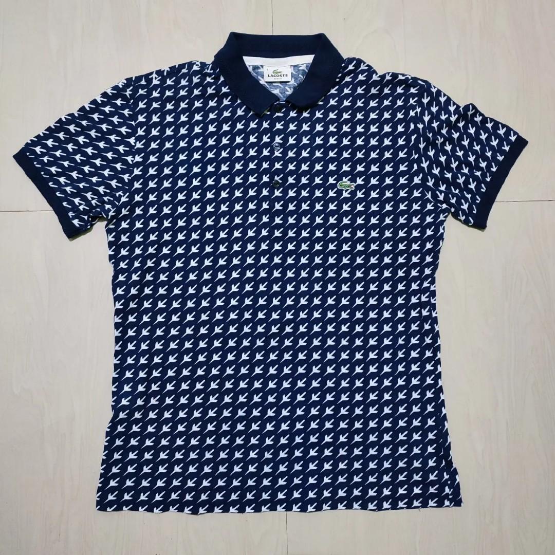 Polo best sale lacoste motif