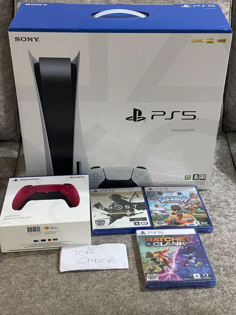 PS5 Disc Ver. (Category: PlayStation) located in Manila. Submitted by jongabor (Listing ID 1162944941, Image 1). Description: PS5 Disc Version Local Release Brand New With Receipt 1 year Warranty 3 Games 1 Red Dual Sense Controller 46,500 only 📍 Sampaloc Manila.