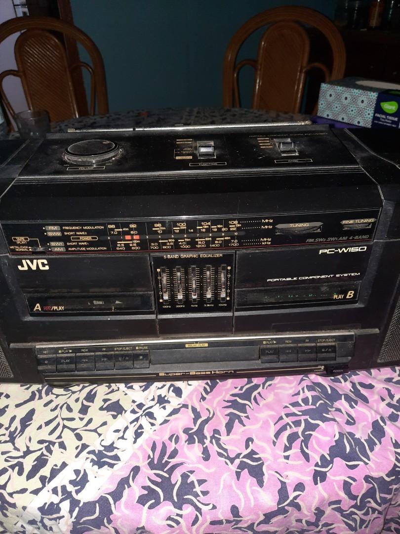 Radio kaset klasik JVC PC-W150, Audio, Other Audio Equipment on Carousell