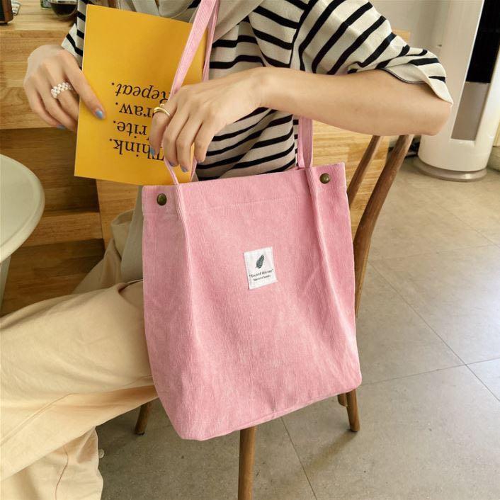 Ready Stock In Malaysia CANVAS TOTE BAG eco shopping TUITION BEG