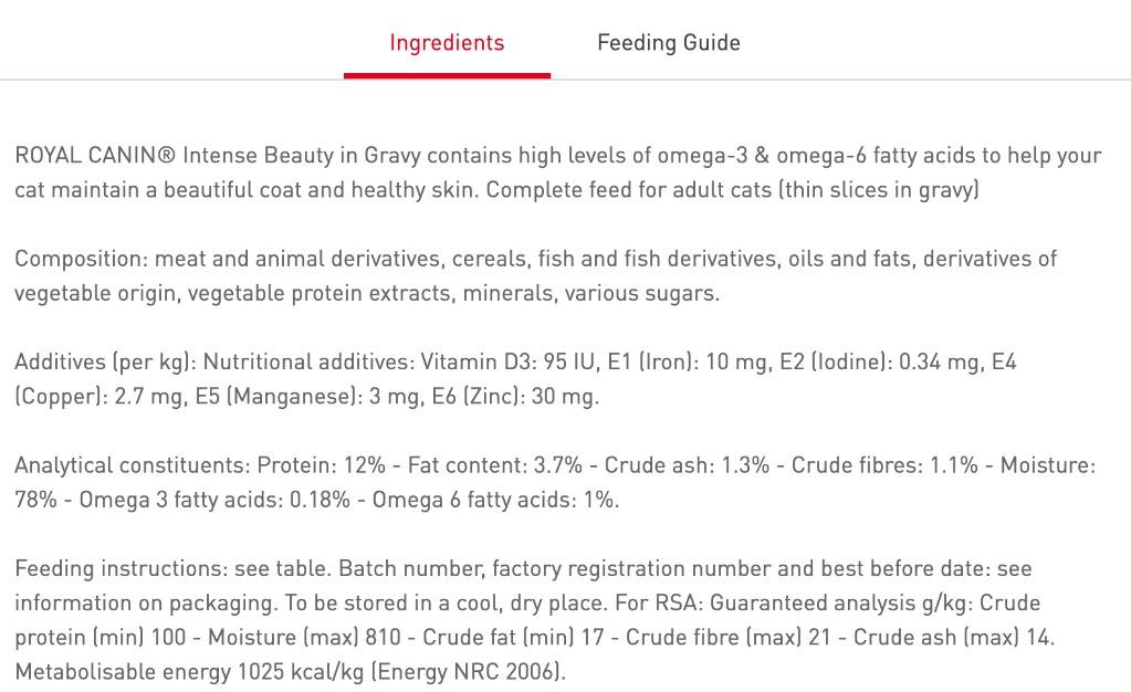 Royal Canin Care Intense Beauty Gravy 85g (12 pouches), Pet Supplies