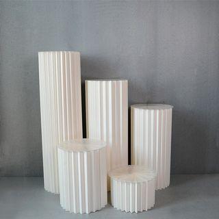 [RENTAL ONLY] Pleated Foldable Display Pedestal