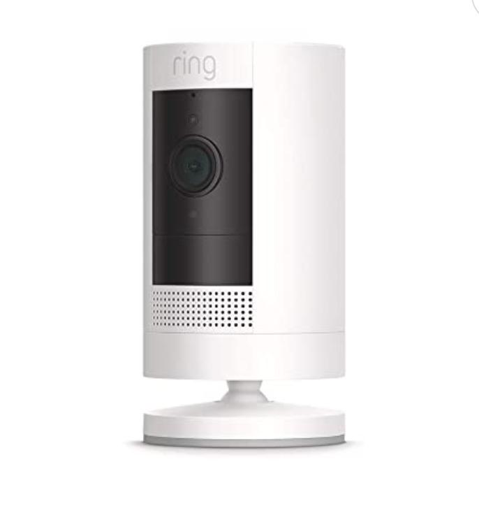 RING Stick Up Cam Battery HD security camera, white (Category: Security Systems & CCTV Cameras) located in Marikina City. Submitted by skowshop (Listing ID 1163061822, Image 1). Description: About this item: See, hear and speak to people from your phone, tablet or select Echo device with Stick Up Cam Battery, a battery-powered camera that can be mounted indoor or out. With Live View, you can check in on your home any time through the Ring app. Wi